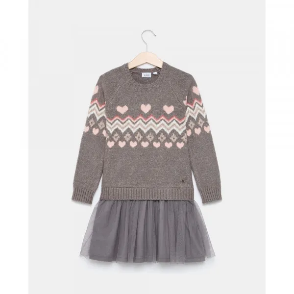 BLUKIDS HALJINA MEDIUM GREY MELANGE