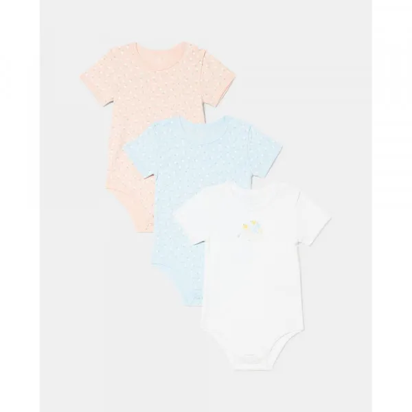 BLUKIDS BODI KRATAK RUKAV 3 KOM MULTICOLOUR