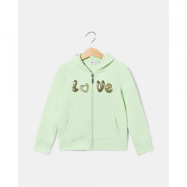 BLUKIDS DUKS SA KAPULJACOM PASTEL GREEN