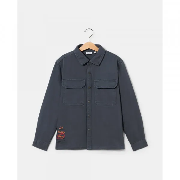 BLUKIDS KOSULJA DUG RUKAV DARK SLATE