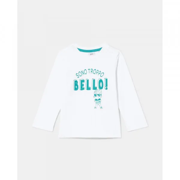 BLUKIDS MAJICA DUG RUKAV BRILLIANT WHITE