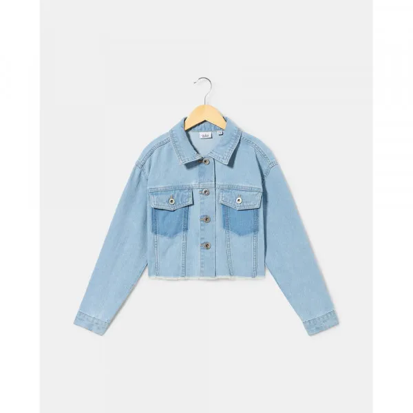 BLUKIDS TEKSAS JAKNA LIGHT BLUE