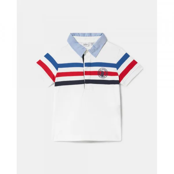 BLUKIDS MAJICA POLO KRATAK RUKAV BRILLIANT WHITE 