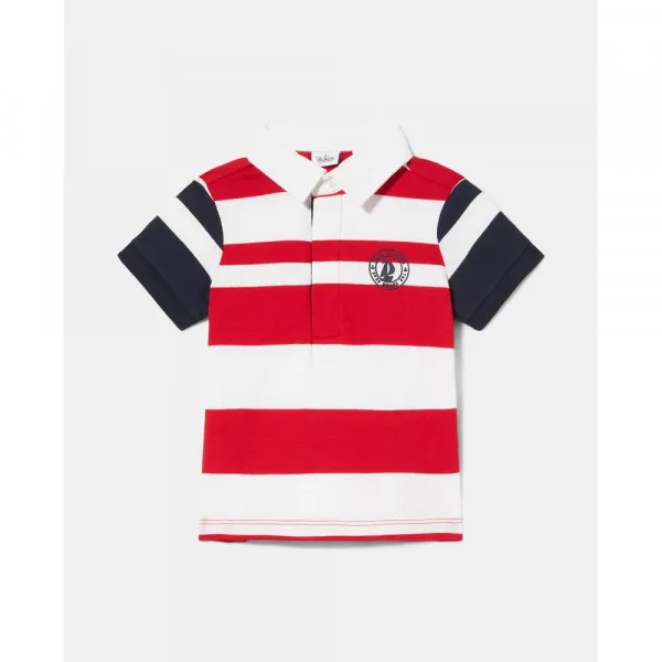 BLUKIDS MAJICA POLO KRATAK RUKAV HAUTE RED 