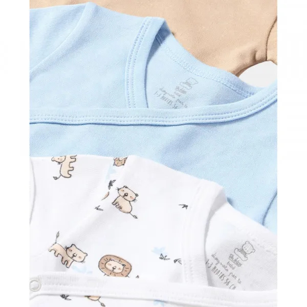 BLUKIDS BODI KRATAK RUKAV 3 KOM MULTICOLOUR 