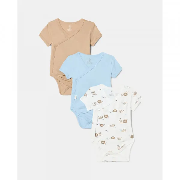 BLUKIDS BODI KRATAK RUKAV 3 KOM MULTICOLOUR 