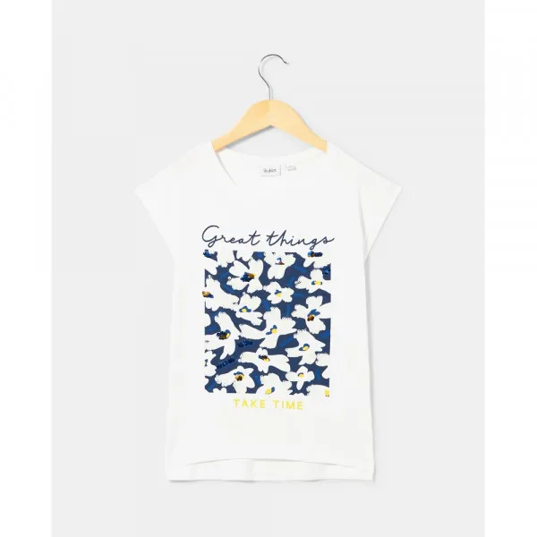 BLUKIDS MAJICA KRATAK RUKAV BRIGHT WHITE 
