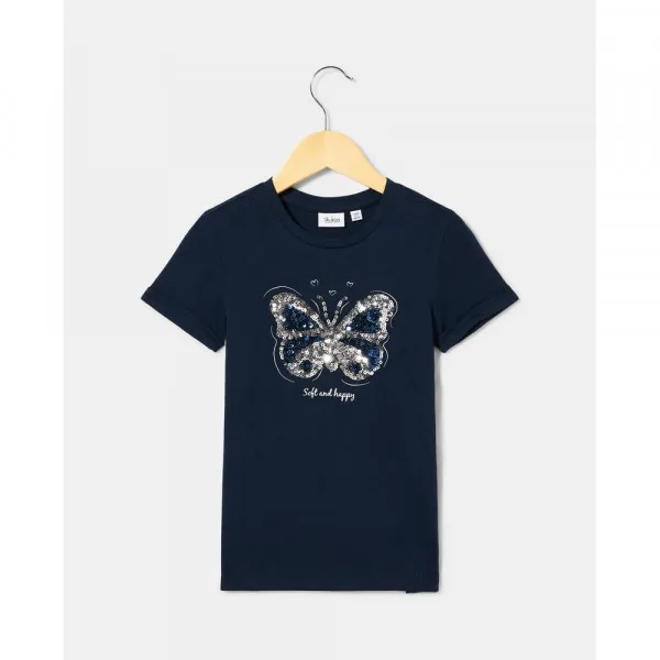 BLUKIDS MAJICA KRATAK RUKAV DRESS BLUES 