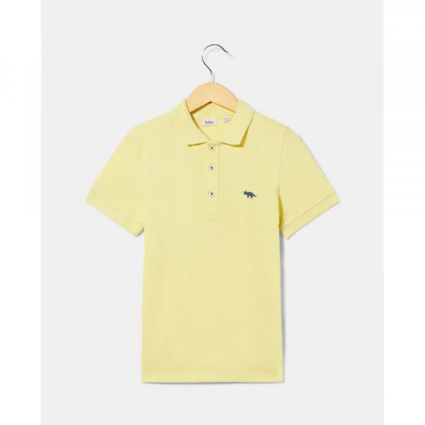BLUKIDS MAJICA POLO KRATAK RUKAV YELLOW IRIS 