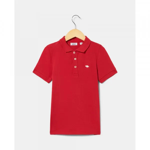 BLUKIDS MAJICA POLO KRATAK RUKAV ROCOCCO RED 