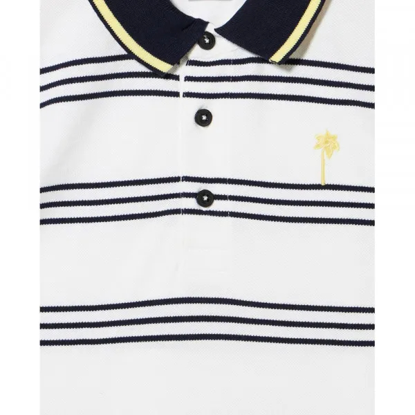 BLUKIDS MAJICA POLO KRATAK RUKAV BRILLIANT WHITE