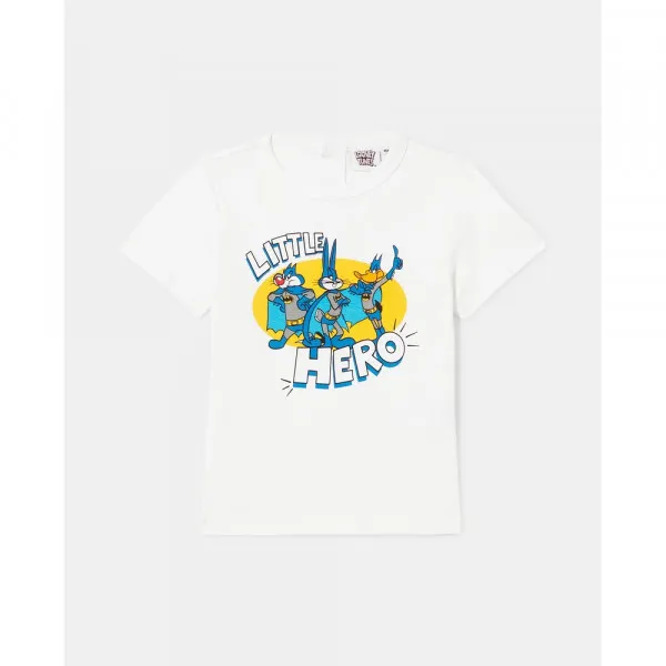 BLUKIDS MAJICA KRATAK RUKAV BRILLIANT WHITE 