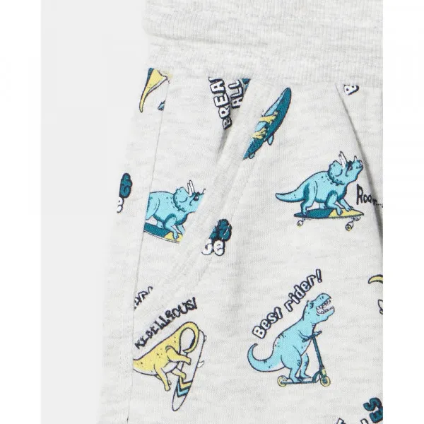 BLUKIDS SORTS LIGHT GREY MELANGE 