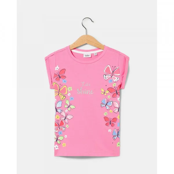 BLUKIDS MAJICA KRATAK RUKAV PINK CARNATION 