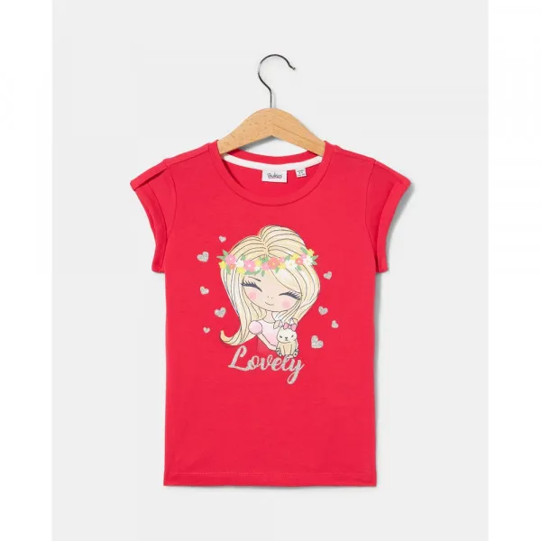 BLUKIDS MAJICA KRATAK RUKAV GERANIUM 