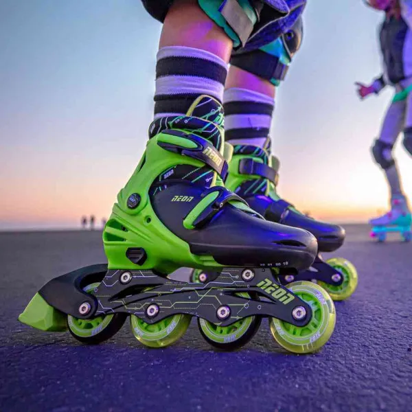 YVOLUTION NEON COMBO ROLERI SIZE 30-33 ZELENI 4L/13L/16L CL 4PK
