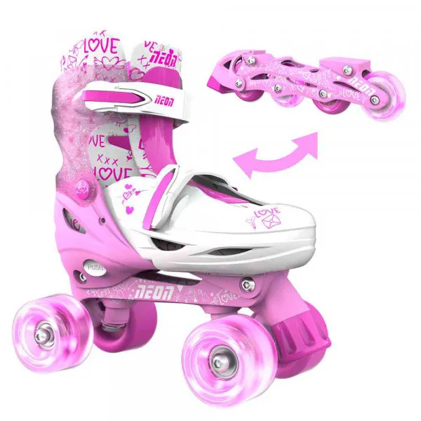 YVOLUTION NEON COMBO ROLERI SIZE 30-33 ROZI 4L/13L/16L CL 4PK