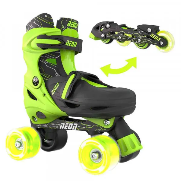 YVOLUTION NEON COMBO ROLERI SIZE 34-37 ZELENI 4L/13L/16L CL 4PK