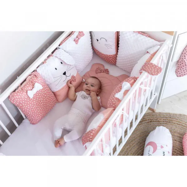 BUBABA POSTELJINA SET 12 DELOVA CUVARI SNA ROZE