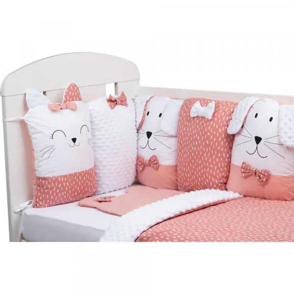 BUBABA POSTELJINA SET 12 DELOVA CUVARI SNA ROZE