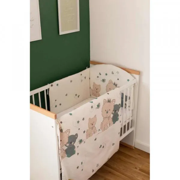 BUBABA POSTELJINA SET 6 DELOVA ROMANTIC MEDVEDIC
