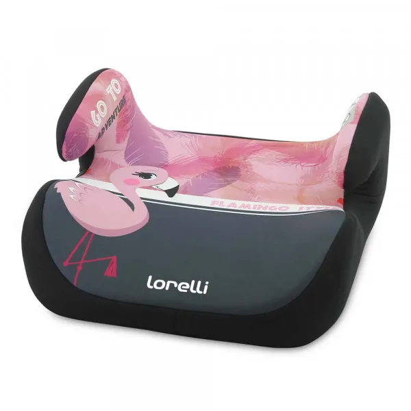 LORELLI BUSTER 2/3 (15-36KG) TOPO COMFORT FLAMINGO GREY-PINK
