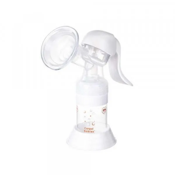 CANPOL BABY SET MANUELNA PUMPICA ZA IZMAZANJE + SILIKONSKE BRADAVICE S