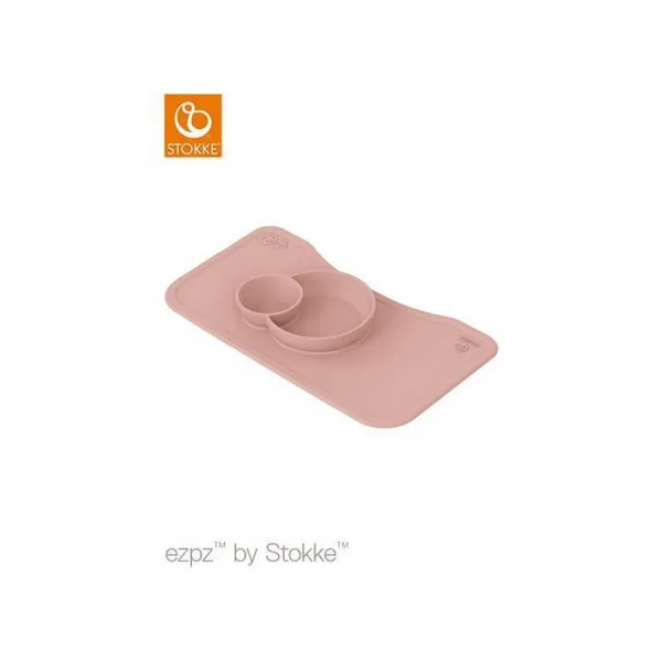 STOKKE PODLOGA SILIKONSKA SA POSUDOM STEPS PINK