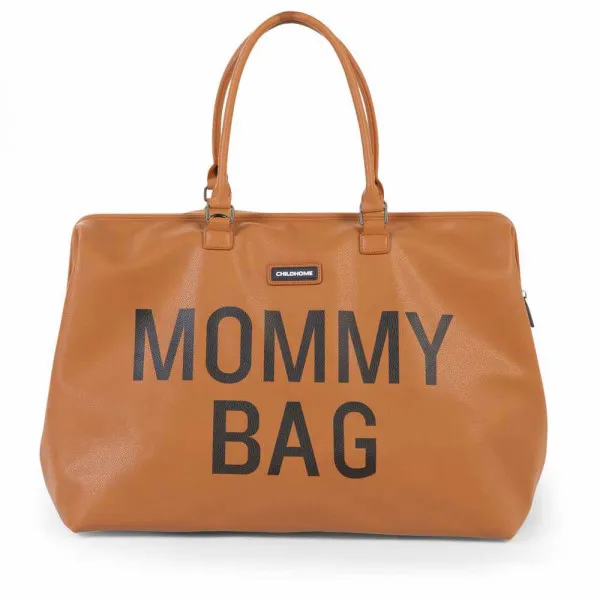 CHILDHOME MOMMY BAG BIG, RUCNA TORBA, LEATHERLOOK BROWN