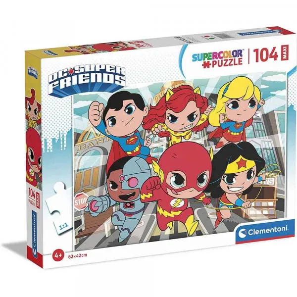 CLEMENTONI PUZZLE 104 MAXI DC COMICS 