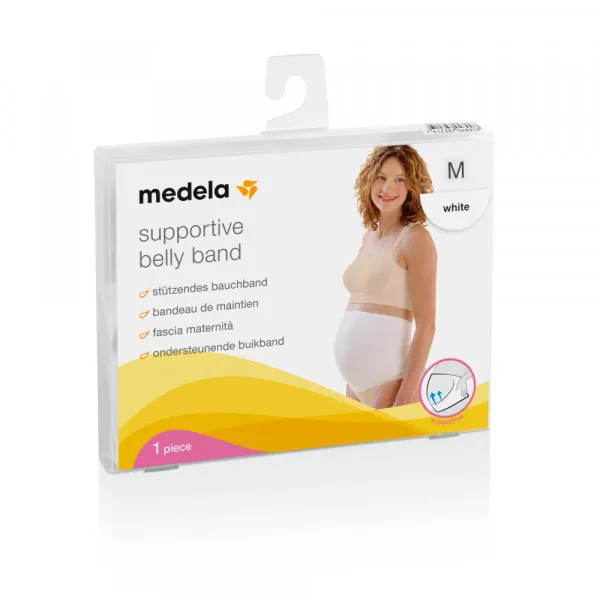 MEDELA SUPPORTIVE BELLY BAND - POJAS ZA STOMAK VELICINA M BELI