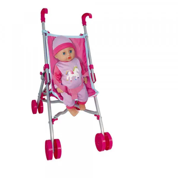 BAMBOLINA SUPERSTAR SET LUTKA I KOLICA
