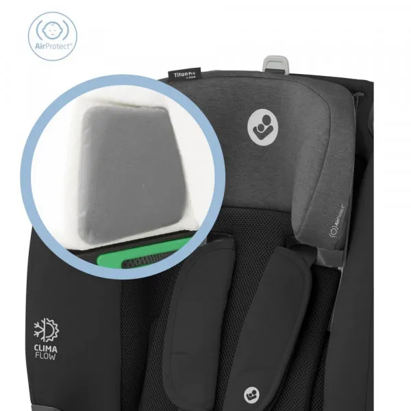 MAXI COSI AUTO SEDISTE TITAN PRO I-SIZE AUTEHENTIC BLACK