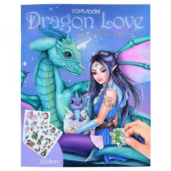 TOP MODEL ZBIRKA STIKERA DRAGON LOVE