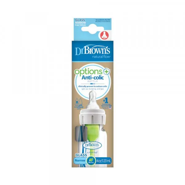 DR BROWNS STAKLENA STANDARD OPTIONS+ FLASICA 120 ML