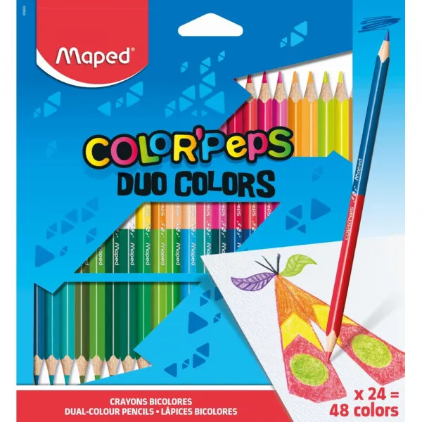 MAPED BOJICE COLOR PEPS DUO 24/48