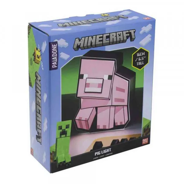 LAMPA MINECRAFT PIG LIGHT PALADONE