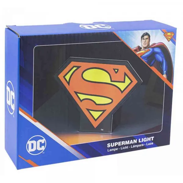 LAMPA DC COMICS SUPERMAN BOX LIGHT PALADONE 