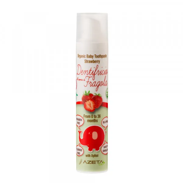 AZETA BIO ORGANSKA PASTA ZA ZUBE JAGODA 50ML 