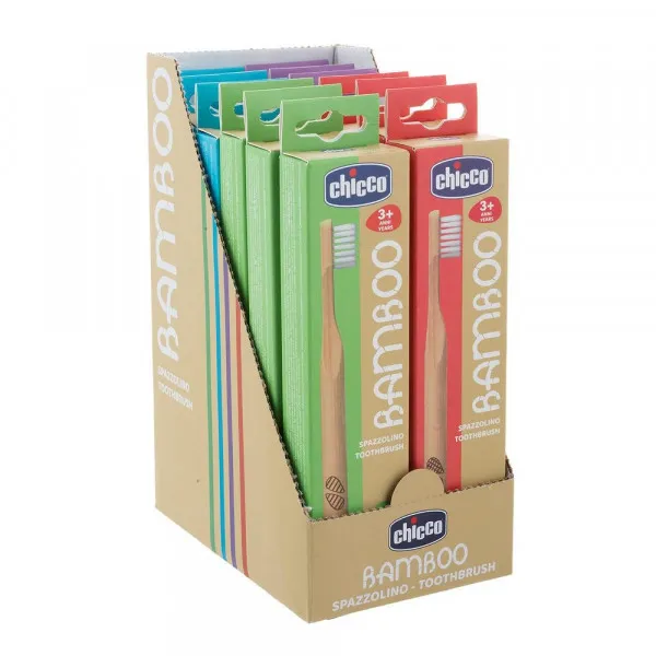 CHICCO CETKICE ZA ZUBE 3Y+ BAMBOO
