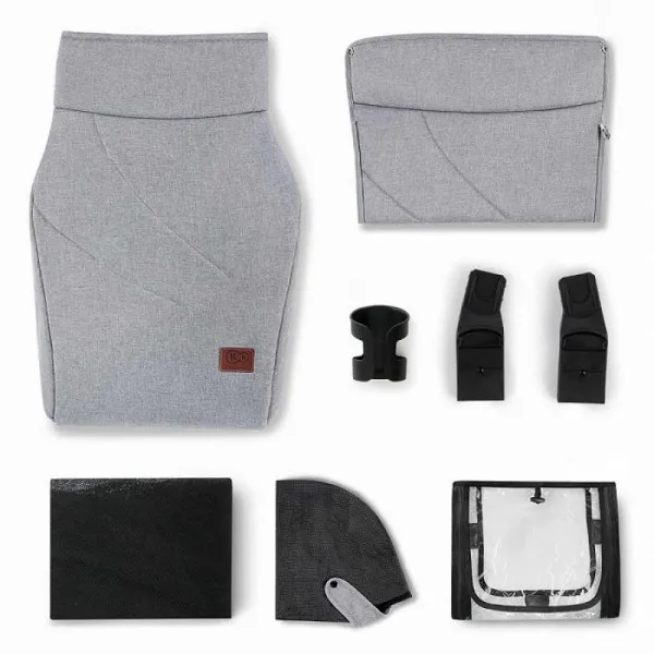 KINDERKRAFT KOLICA DUO SISTEM EVERYDAY LIGHT GREY
