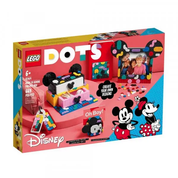 LEGO DOTS MICKEY MOUSE & MINNIE MOUSE BACK-TO-SCHOOL PROJECT BOX