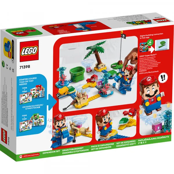 LEGO SUPER MARIO DORRIES BEACHFRONT EXPANSION SET 