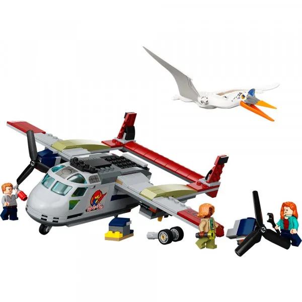 LEGO JURASSIC WORLD QUETZALCOATLUS PLANE AMBUSH