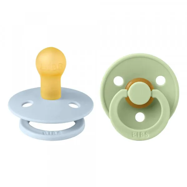 BIBS VARALICA KAUCUK BABY BLUE & PISTACHIO 0-6M