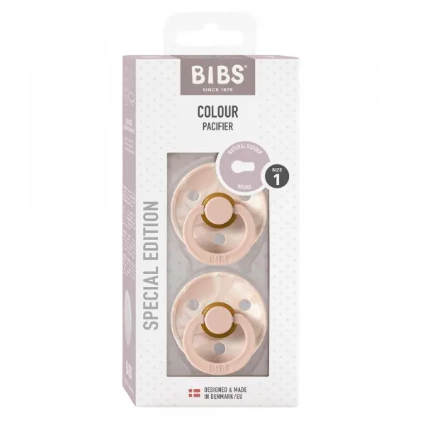 BIBS VARALICA KAUCUK TIE DYE BLUSH/IVORY 0-6M