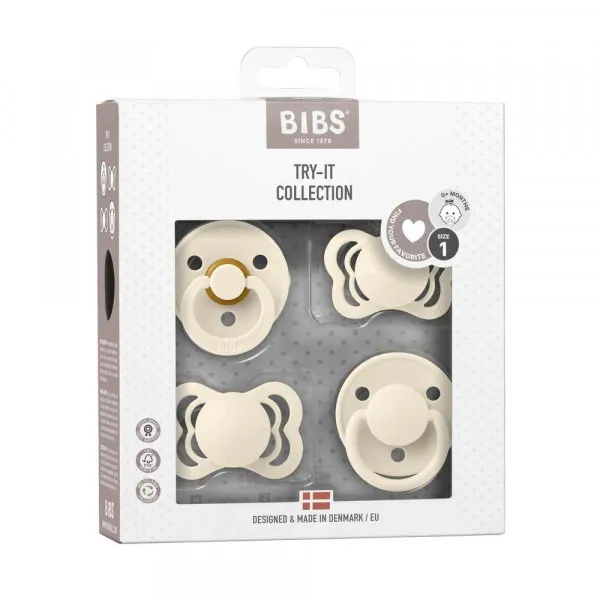 BIBS SET VARALICA TRY-IT IVORY