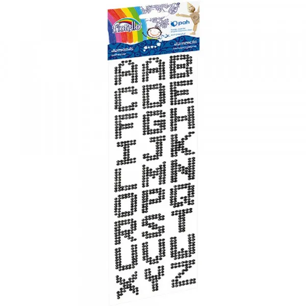 FORELLO DIJAMANT STIKERI SLOVA CRNA   GR-DS090-01 