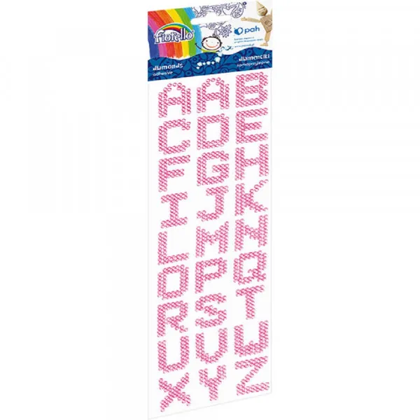 FORELLO DIJAMANT STIKERI SLOVA PINK  GR-DS090-02 
