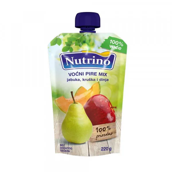 NUTRINO POUCH MIX JABUKA, KRUSKA I DINJA 220G 